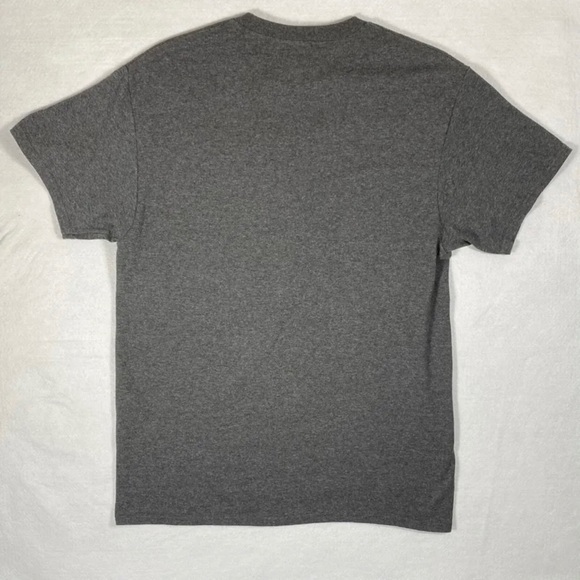 Delta Pro Weight Mens T-Shirt Sz M Gray American Flag Crew Neck Short Sleeve - Picture 6 of 7